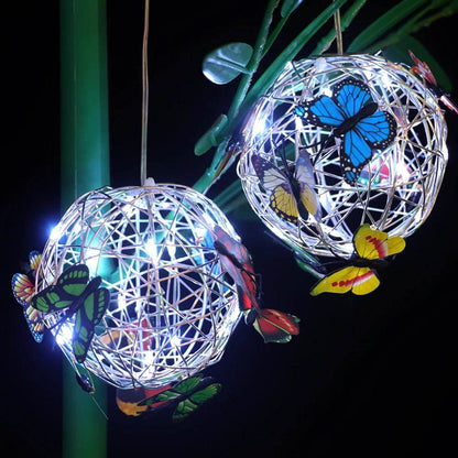 Butterfly Ball Metal Solar Light - Shop Jobie