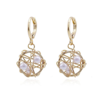 Light Luxury Ocean Series Pearl Earrings - Shop Jobie