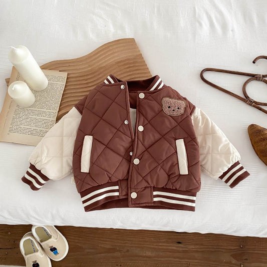 Kid's Baseball Quilted Jacket - Shop Jobie