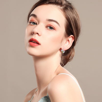 S925 Sterling Silver Bumble Bee Earrings