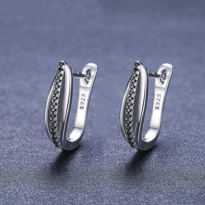 Retro Copper Zircon Earrings 925S - Shop Jobie