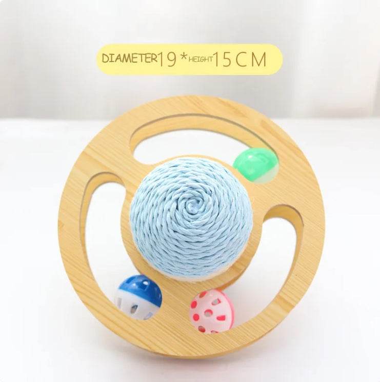 Sisal Turntable Track Cat Toy - Shop Jobie
