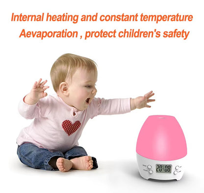 Aromatherapy Diffuser w/Alarm Clock