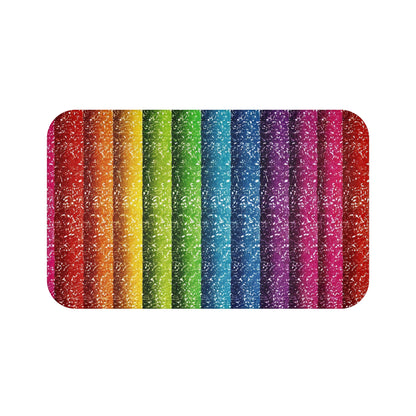 Rainbow Stripe Bath Mat