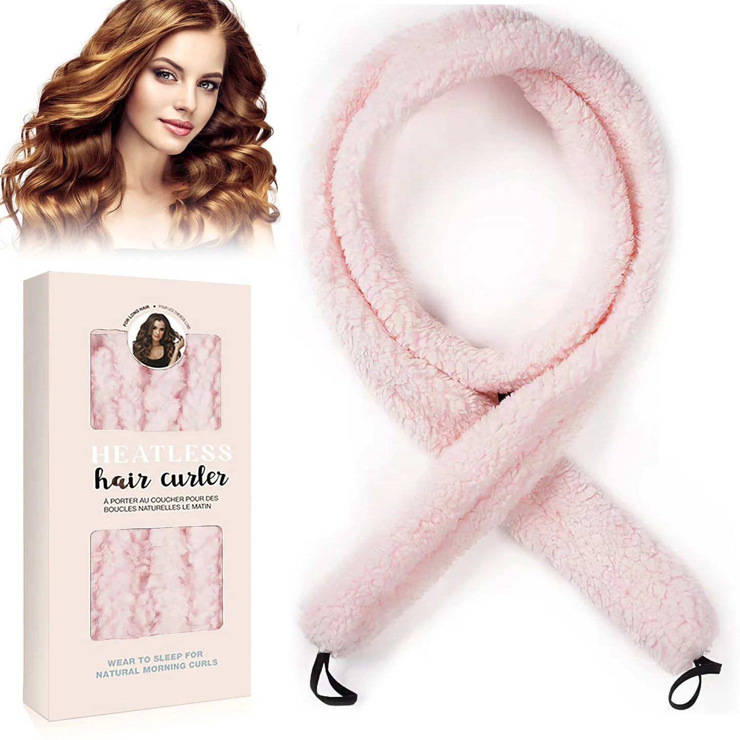 Zero Effort Satin Heatless Hair Curler