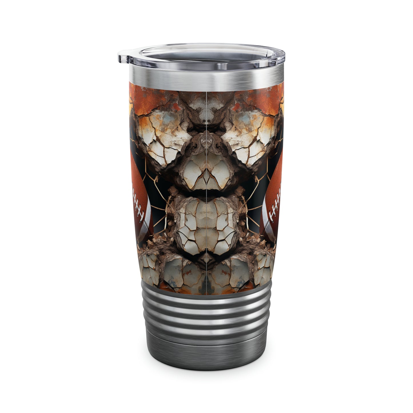 BUSTIN' OUT Football Ringneck Tumbler, 20 oz.