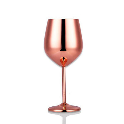 Elevate Your Sip Game - Stainless Steel Wine Goblet