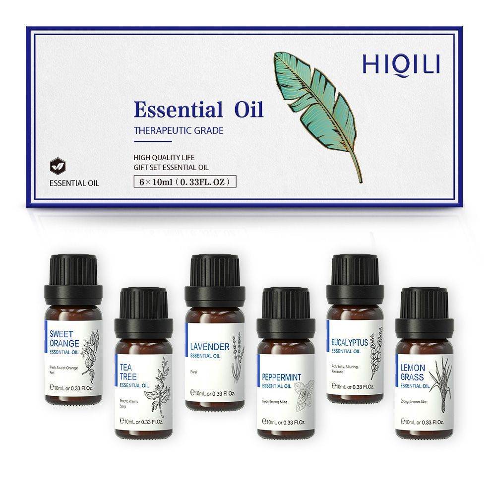 6 Piece Plant Essential Oil Aromatherapy Gift Set - Shop Jobie
