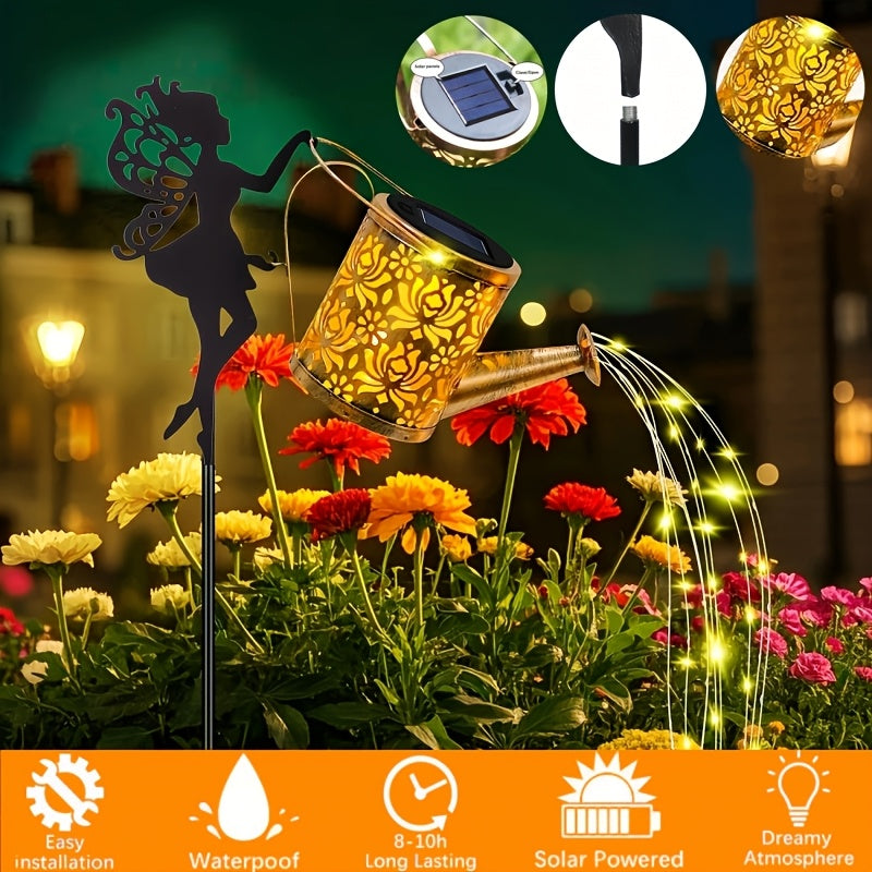 Magical Fairy Solar Lighted Watering Can