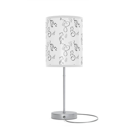 Stylish Desk Lamp - Modern Black and White Cats Design - Shop Jobie