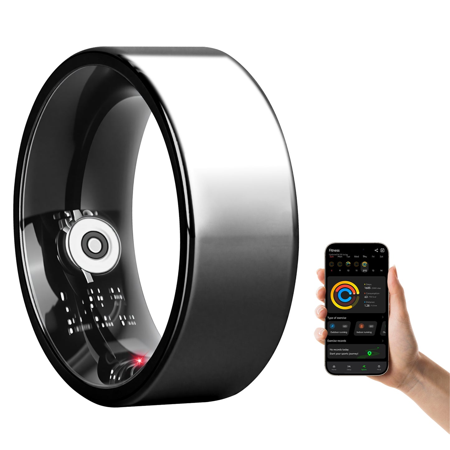Health & Fitness Smart Ring Tracker