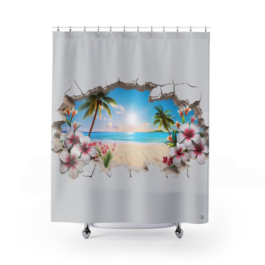 Beach Bustin' Out Shower Curtain