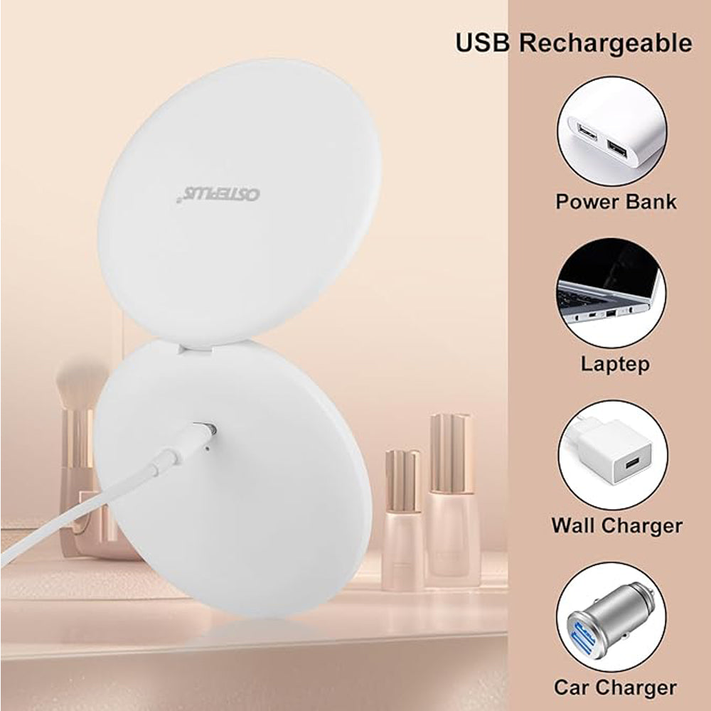 Travel Makeup Mirror w/LED Light