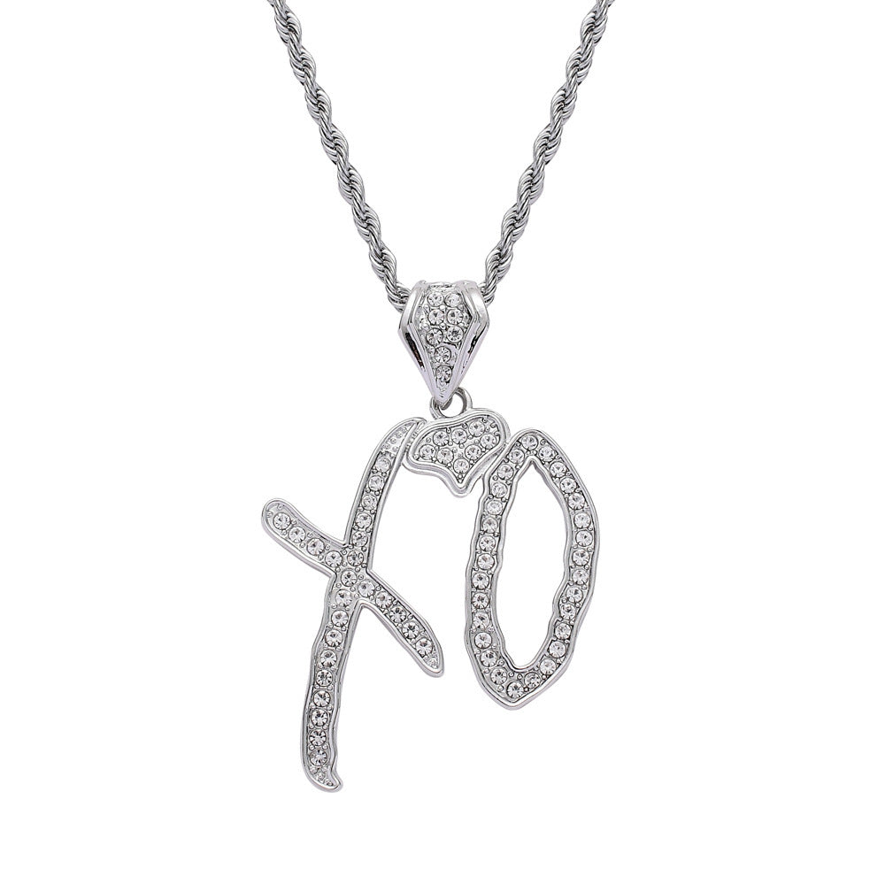 Hip Hop XO Necklace