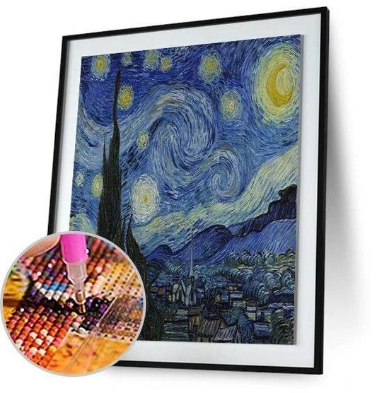 Van Gogh Starry Night Diamond Painting - Shop Jobie