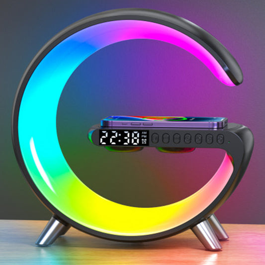 Intelligent G Shaped LED Lamp Bluetooth Speaker & Charger
