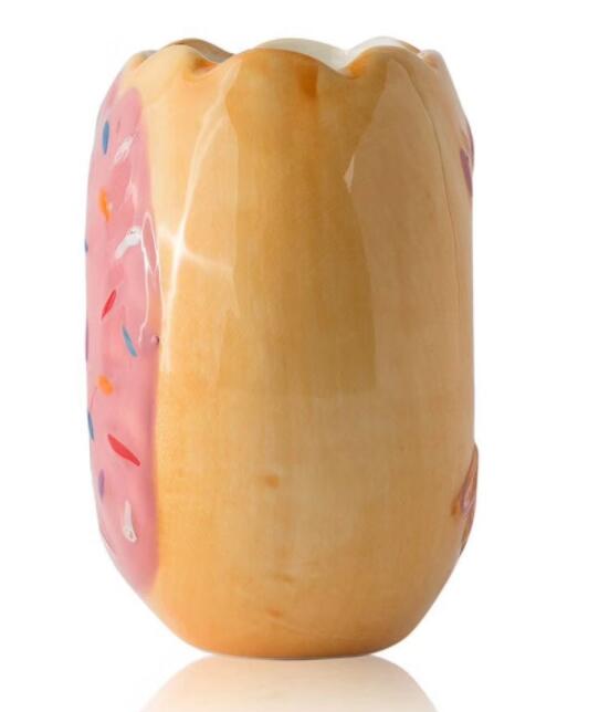 Whimsical Ceramic Donut Mug