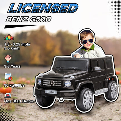 12V Mercedes Benz G500 Kids Electric Ride-On Car