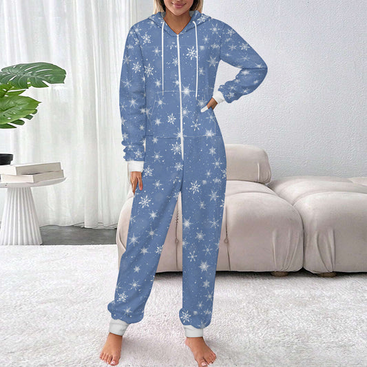 Unisex Cozie Hug One-piece - Snowflakes