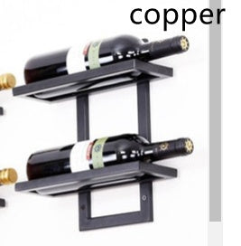 Modern Iron Wall-mounted Wine Holder