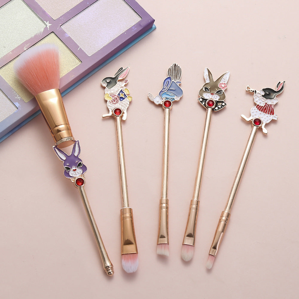 Wonderlalnd White Rabbit Makeup Brush Set