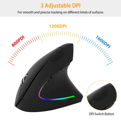 Ergonomic Wireless VERTICAL Mouse