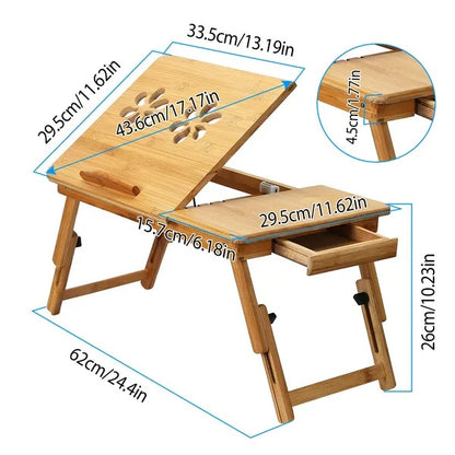 Bamboo Laptop Desk & Breakfast Bed Tray
