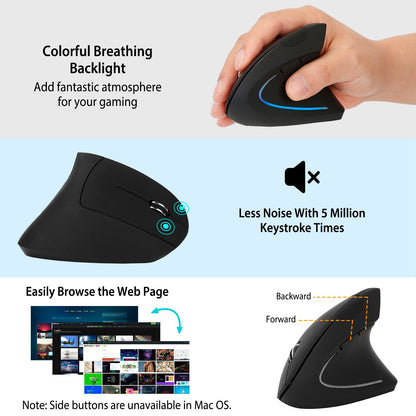 Ergonomic Wireless VERTICAL Mouse