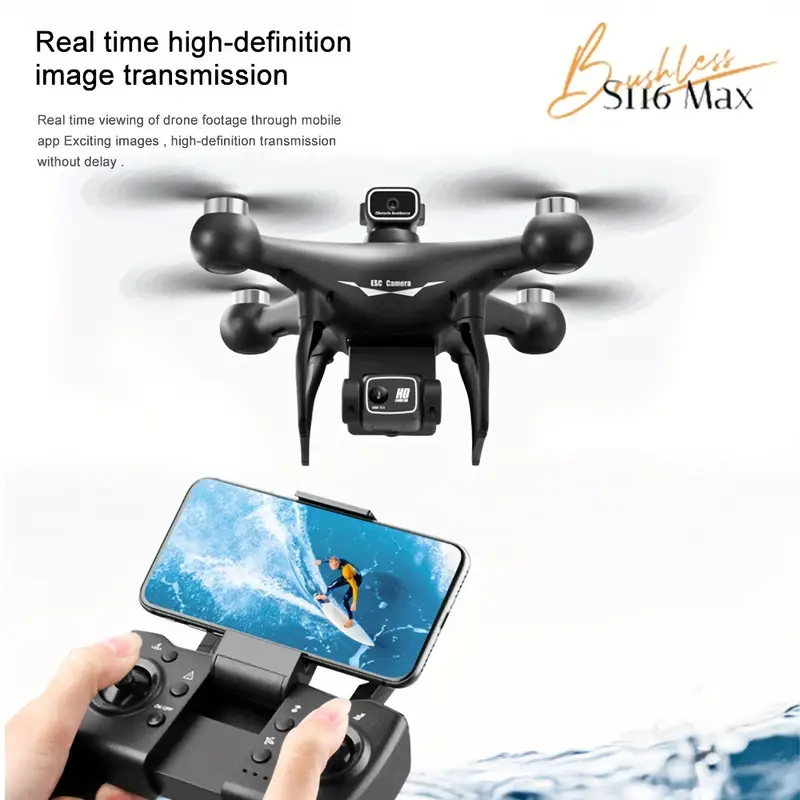 S116 Max Brushless Dual Camera Drone