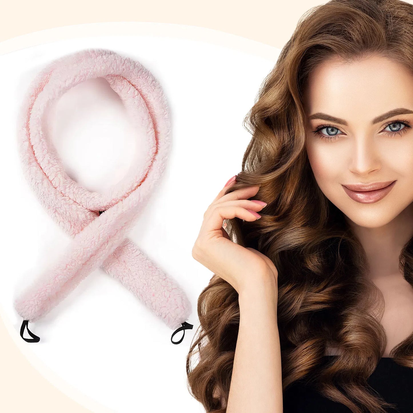 Zero Effort Satin Heatless Hair Curler