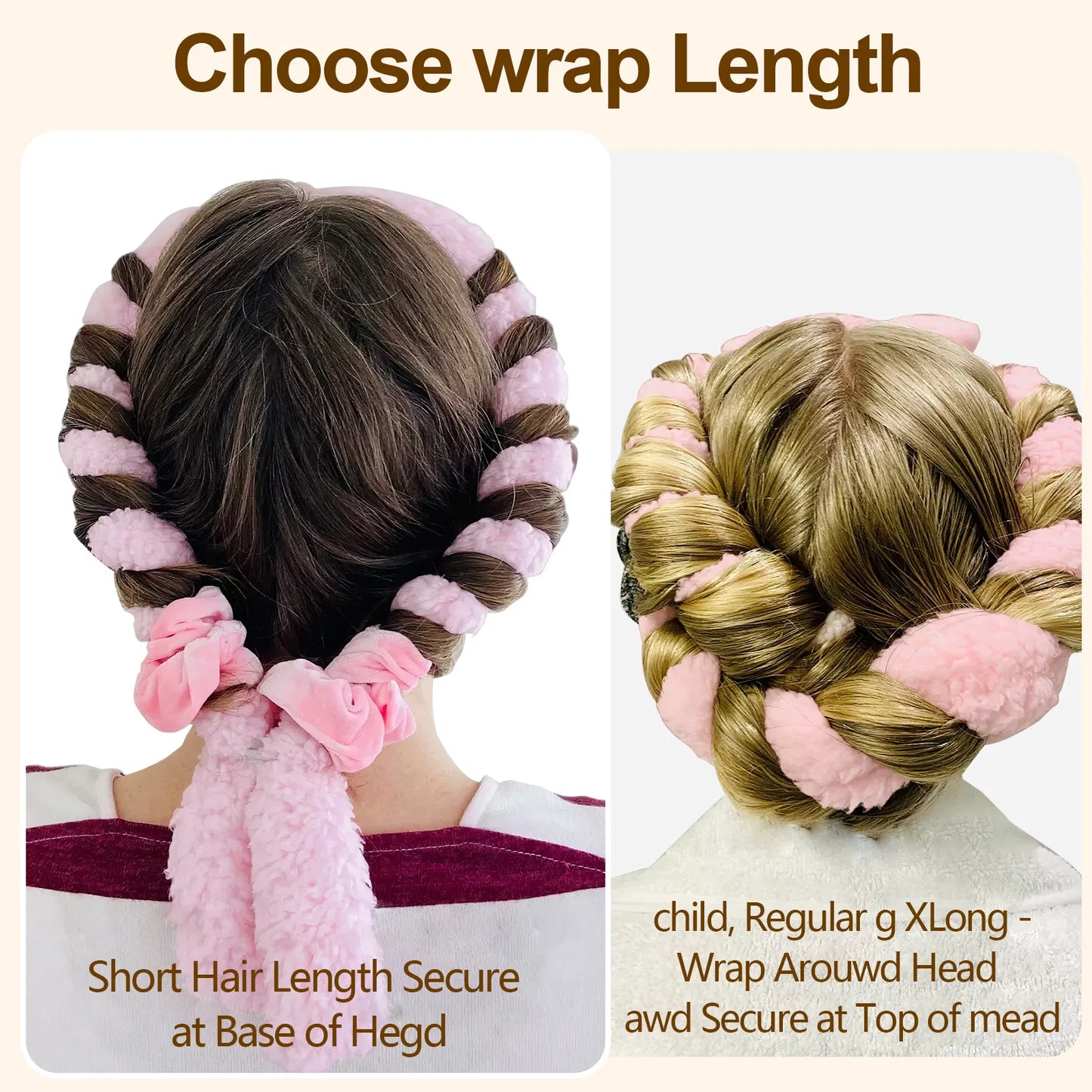 Zero Effort Satin Heatless Hair Curler