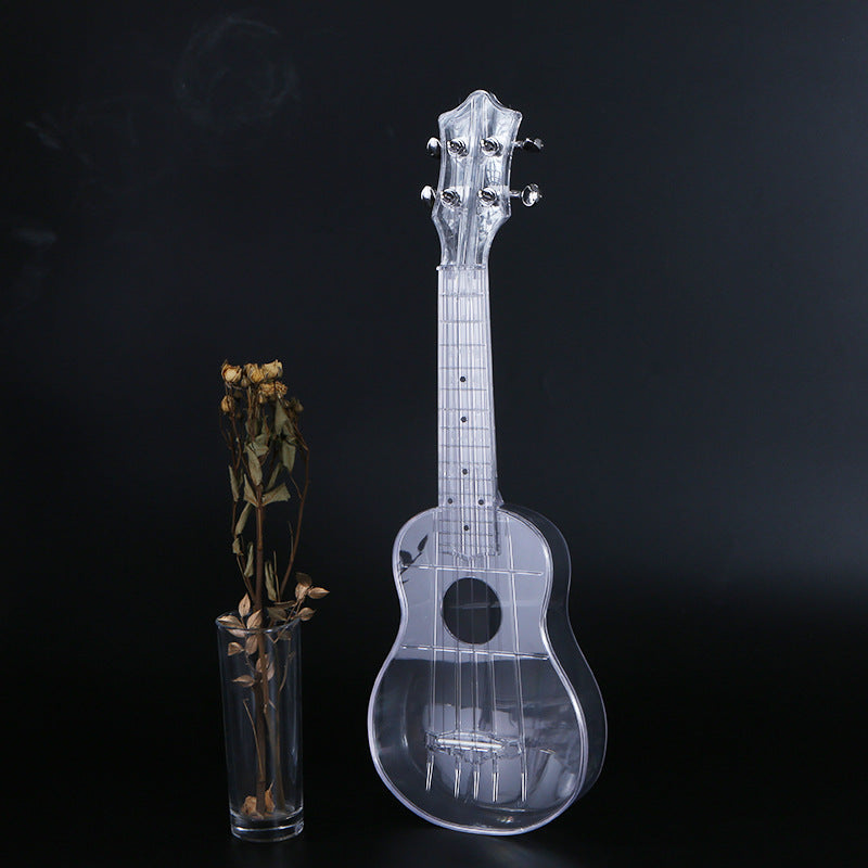 21-inch Transparent Four-String Beginners Ukulele Guitar