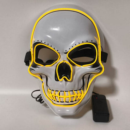 Halloween Skeleton Mask LED Glow - Shop Jobie