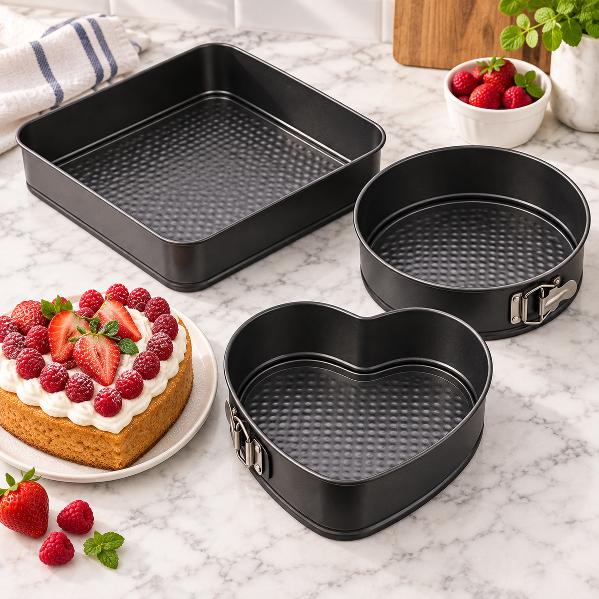3pc Set Springform Pans