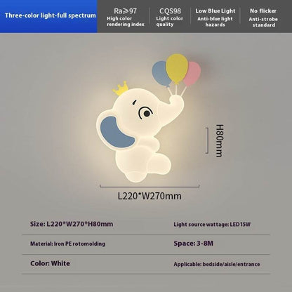 Cartoon Elephant Wall Lamp - Shop Jobie