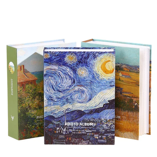 Various Van Gogh 6" Cloth Photo Albums