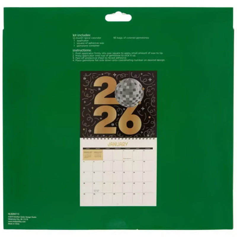 Wall Calendar DIY Diamond Painting Kit