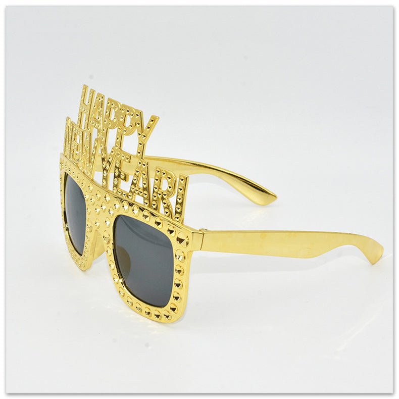 D-   HAPPY NEW YEAR Funny Party Glasses