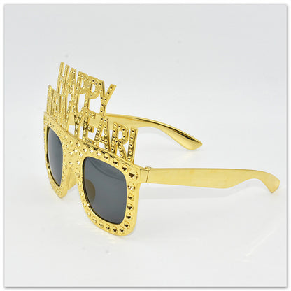 D-   HAPPY NEW YEAR Funny Party Glasses