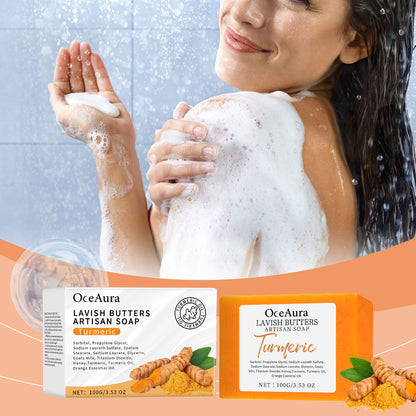 OceAura Turmeric Glow Skin Soap