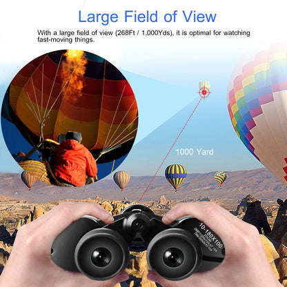 Soft Grip Portable 8x50mm Binoculars