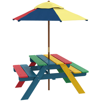 Multicolor Children's Picnic Table Set