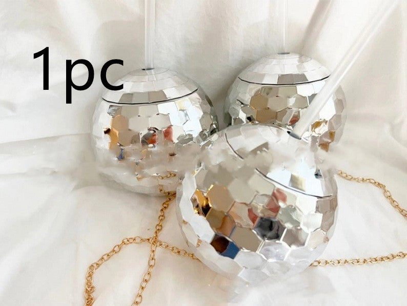 Sparkly Disco Ball Beverage Cup