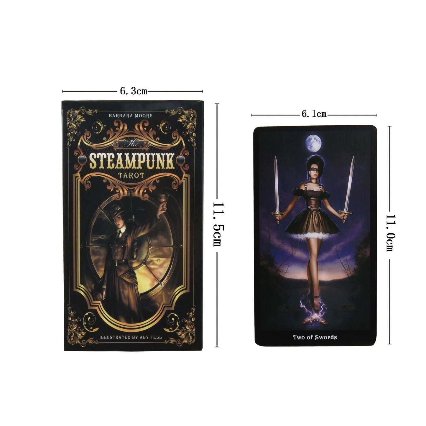 Steampunk Tarot Game Card