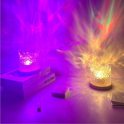 LED Water Ripple w/Rotating Projection Ambient Night Light - Shop Jobie