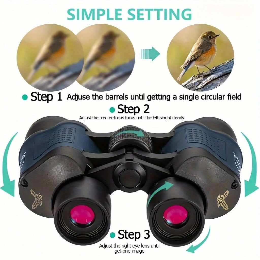 60x60 Binoculars - Tripod Ready!