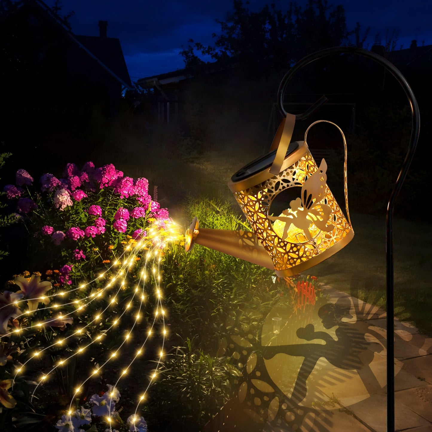 Unique & Magical Hollow Solar Watering Can