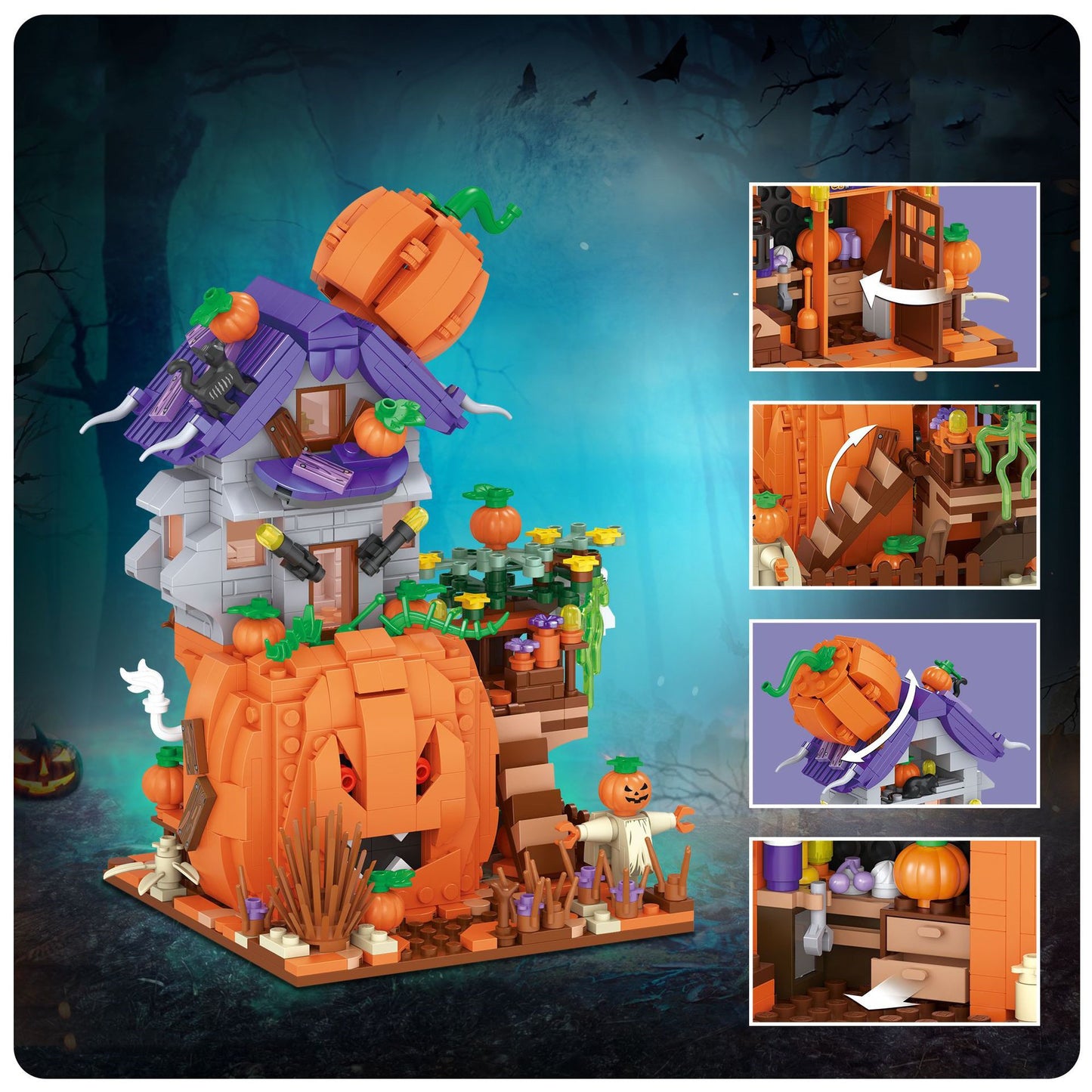 Building Blocks Halloween Puzzle