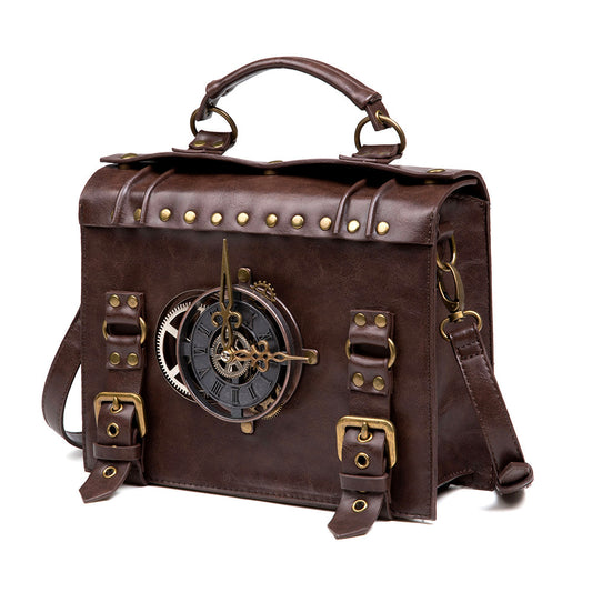 Steampunk Industrial Shoulder Bag