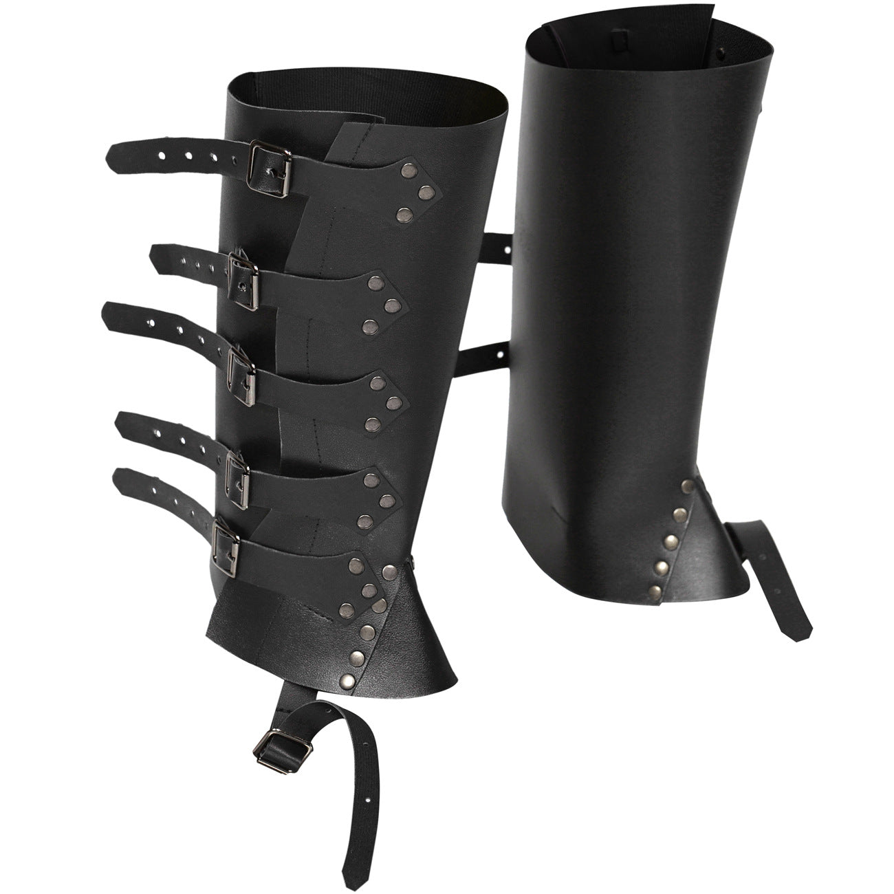 Steampunk Cosplay Buckle & Stud Calf Covers